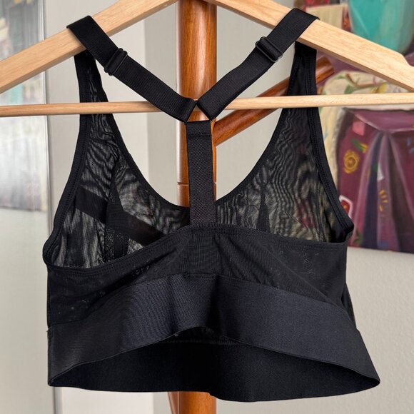 Parade - Silky Mesh Racerback Scoop Bralette in Black - Picture 2 of 4